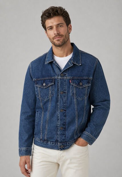 Chaqueta Denim Levi's Trucker Índigo Medio