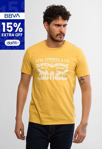 Camiseta Levi's Mostaza Levis