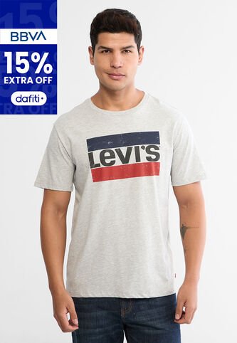 Camiseta  Levi's Gris Levis