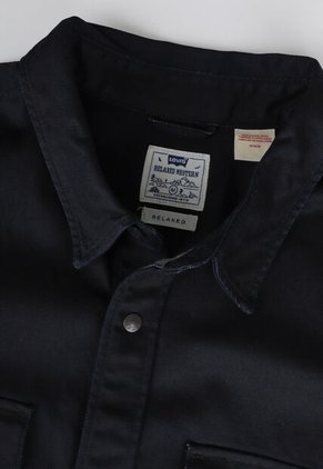 Camisa Denim Levi's Relaxed Western Negro