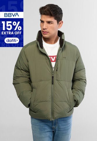 Chaqueta Acolchada Levi's Marshmallow Verde Oliva Levis