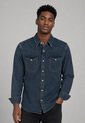 Camisa Denim Levi's Barstow Western Índigo Oscuro de Levis