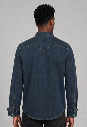 Camisa Denim Levi's Barstow Western Índigo Oscuro