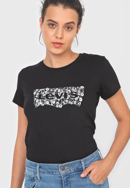 Camiseta Negro-Blanco Levi's