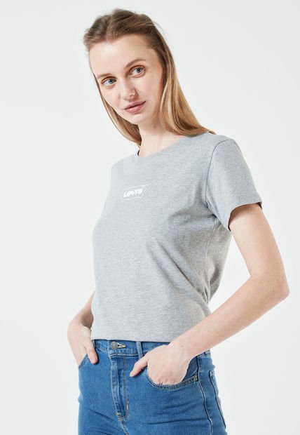 Camiseta Gris-Blanco Levi's