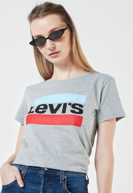 Camiseta Gris-Azul-Rojo Levi's