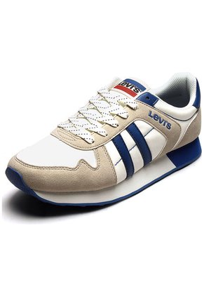 Tenis Blanco-Beige-Azul Levi´s Webb