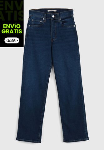 Jean Levi's Ribcage Straight Ankle Fit índigo Medio Levis