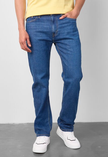Pantalón Levi's 505 Regular Fit Índigo Medio