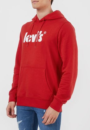 Hoodie Rojo-Blanco  Levi's