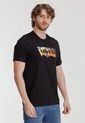 Camiseta Negro-Multicolor Levi's Batwing de Levis