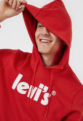 Hoodie Rojo-Blanco  Levi's