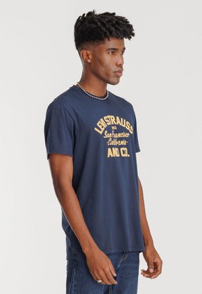 Camiseta Azul Navy-Mostaza Levi's