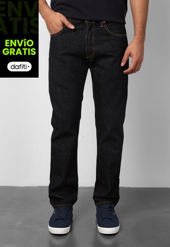 Jean Levi's 501 Straight Fit Negro Levis