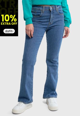 Jean Levi's 725 High Rise Bootcut Índigo Medio Levis