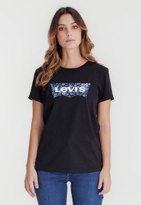Camiseta Levi's Graphic Batwing Negro