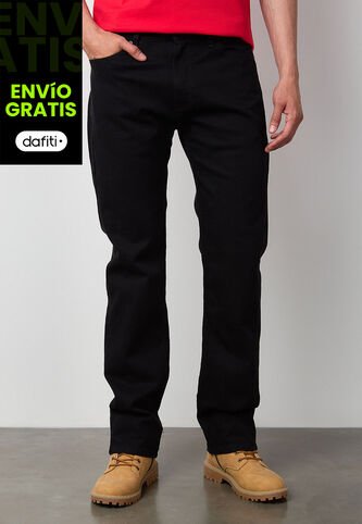 Jean Levi's 505 Regular Fit Negro Levis