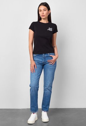 Jean Levi's 501 Original Cropped Fit Índigo Claro
