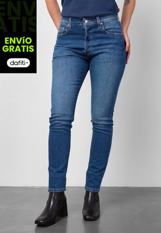 Jean Levi's 501 Skinny Fit Índigo Medio Levis