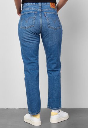 Jean Levi's 501 Original Cropped Fit Índigo Claro