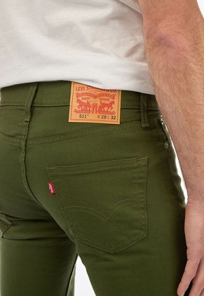 Jean Levi's 511 Slim Fit Verde Militar