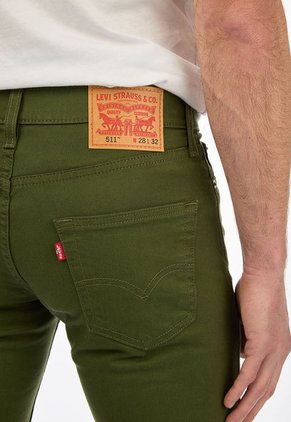 Jean Levi's 511 Slim Fit Verde Militar