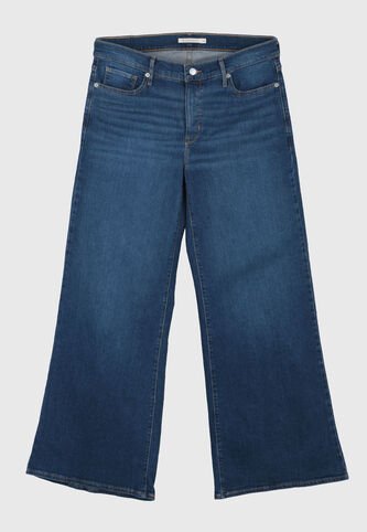 Jean Levi's 318 Shaping Wide Leg Fit índigo Medio Levis