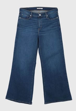 Jean Levi's 318 Shaping Wide Leg Fit índigo Medio