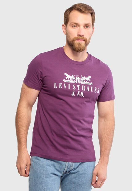 Camiseta Levi's SS Graphic Tee MX Violeta