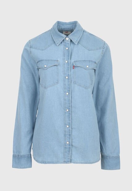 Camisa Denim Levi's The Ultimate Western Índigo Claro