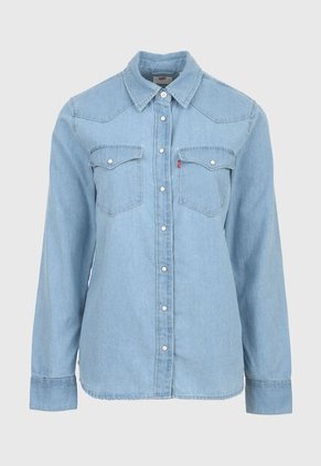 Camisa Denim Levi's The Ultimate Western Índigo Claro