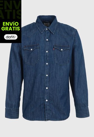 Camisa Denim Levi's Barstow Western Índigo Oscuro Levis