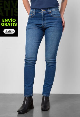 Jean Levi's 501 Skinny Fit Índigo Medio Levis