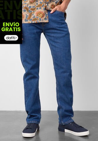 Pantalón Levi's 505 Regular Fit Índigo Medio Levis