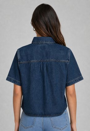 Camisa Denim Levi's Logan Índigo Oscuro