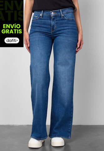 Jean Levi's 318 Shaping Wide Leg Índigo Medio Levis