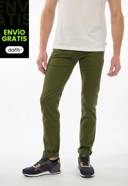 Jean Levi's 511 Slim Fit Verde Militar