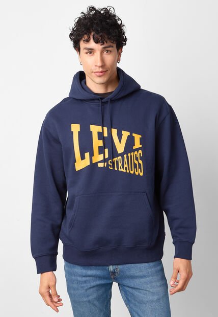 Hoodie Levi's Relaxed Graphic Azul