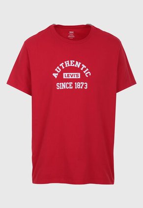 Camiseta Levi's Rojo