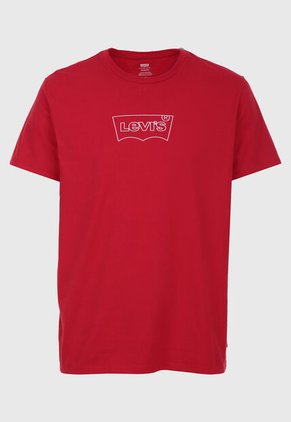 Camiseta Levi's Rojo