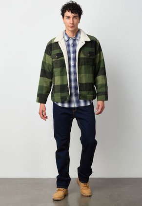 Chaqueta Levi's Plaid Verde