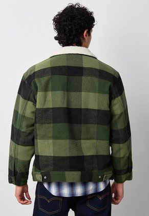 Chaqueta Levi's Plaid Verde