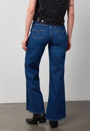 Jean Levi's 318 Shaping Wide Leg Fit índigo Medio
