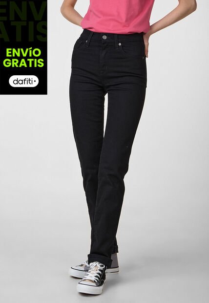 Jean Levi's 724 Slim Straight Negro