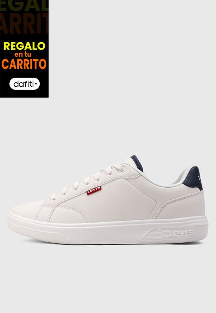 Tenis Lifestyle Marfil-Azul Levi's Carter