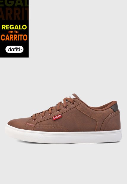 Tenis Lifestyle Azul-Café Levi's Jeffrey Waxe
