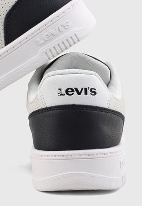 Tenis Lifestyle Marfil-Beige-Negro Levi's Drive Low 2