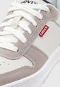 Tenis Lifestyle Marfil-Beige-Negro Levi's Drive Low 2 de Levis