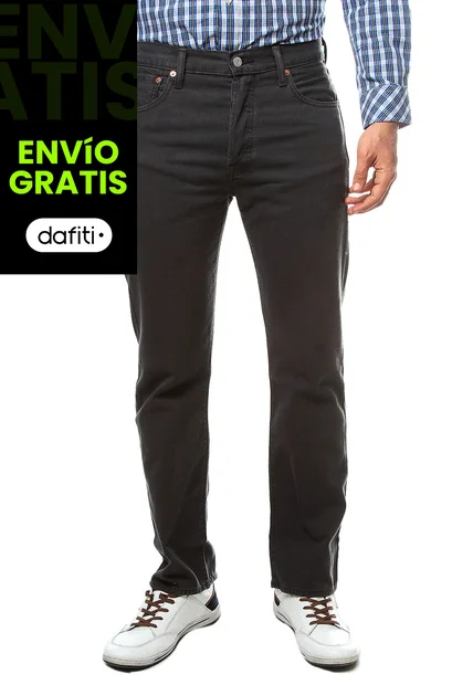 Jean Levi's 501 Original Fit Gris Oscuro