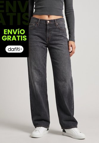 Jean Levi's Middy Loose Boot Fit Gris Levis